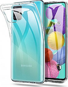 Back Cover Σιλικόνης Διάφανο για Samsung Galaxy A71