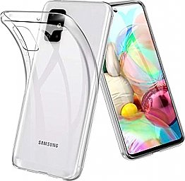 Back Cover Σιλικόνης Διάφανο για Samsung Galaxy A31