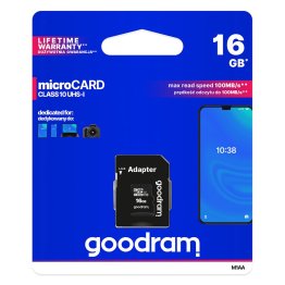 Goodram All in one 16 GB micro SD HC UHS-I class 10 memory card